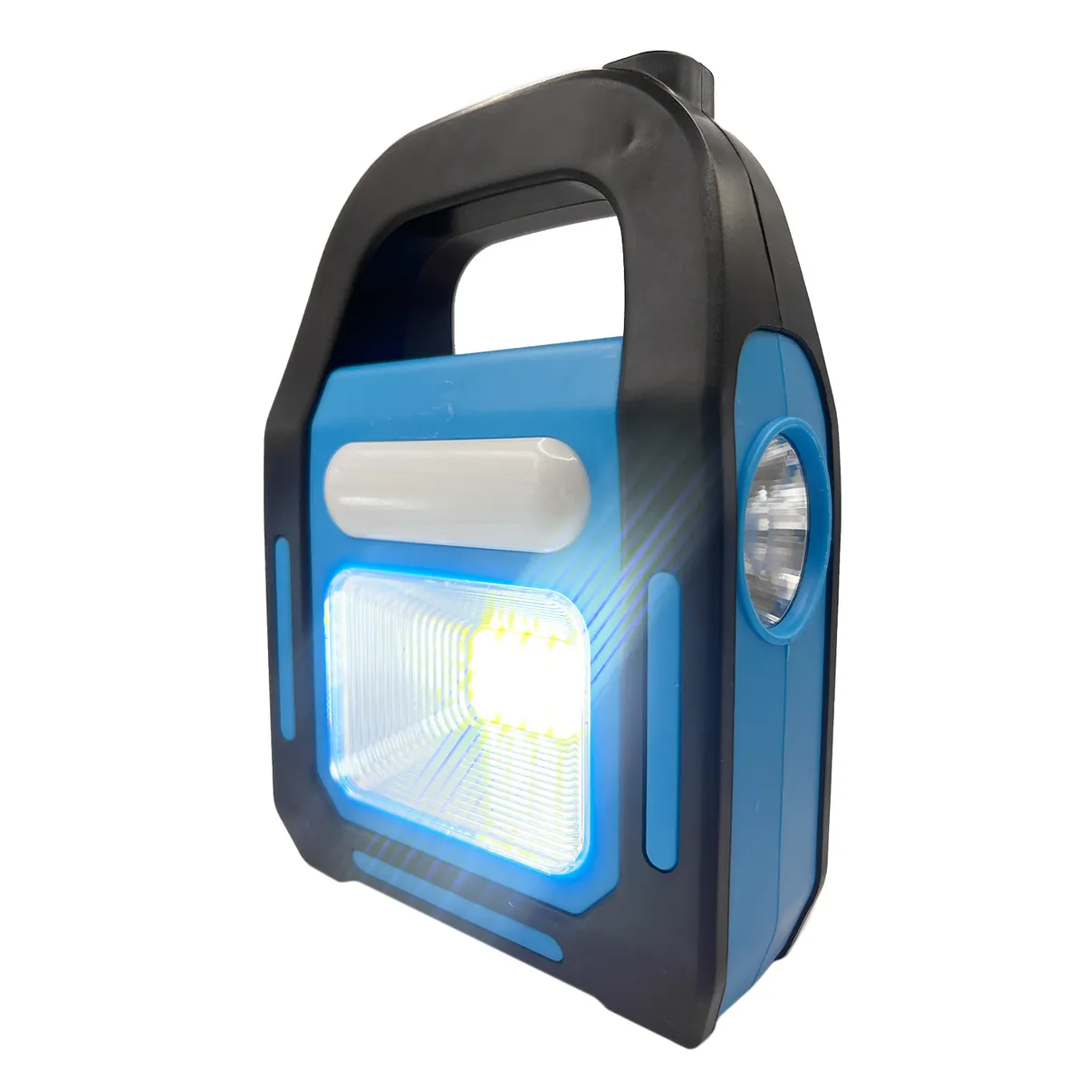 [ELE-LAM-0001] Linterna LED Solar 3 en 1 USB/C Recargable Luz Fría